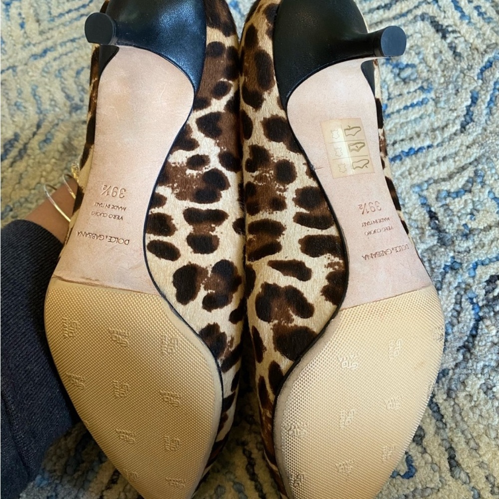 D&G Leopard Print Kitten Heels - Picture 6 of 7
